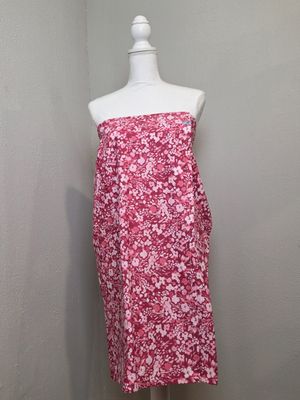 Medium -Bright Pink &amp; Light Pink Bath Wrap