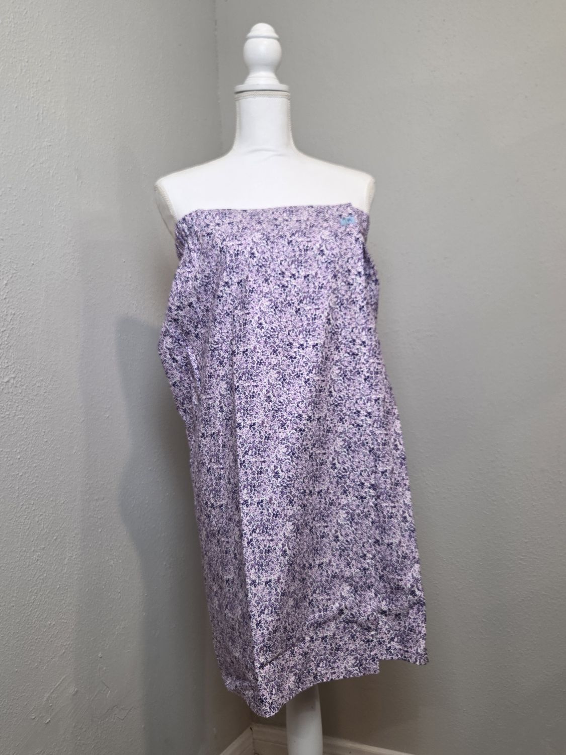 Medium -Lavender Floral Bath Wrap