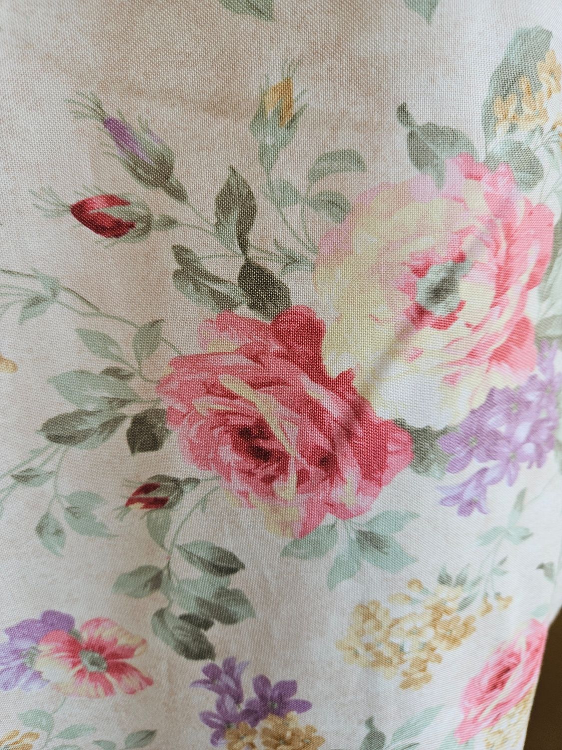 2X-Large - Pink &amp; Red Roses Bath Wrap