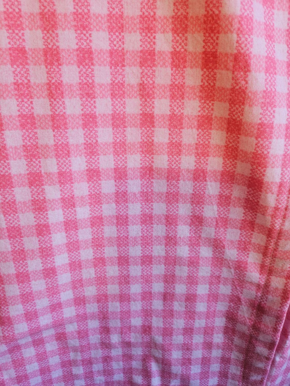 X-Large - Pink Plaid Bath Wrap
