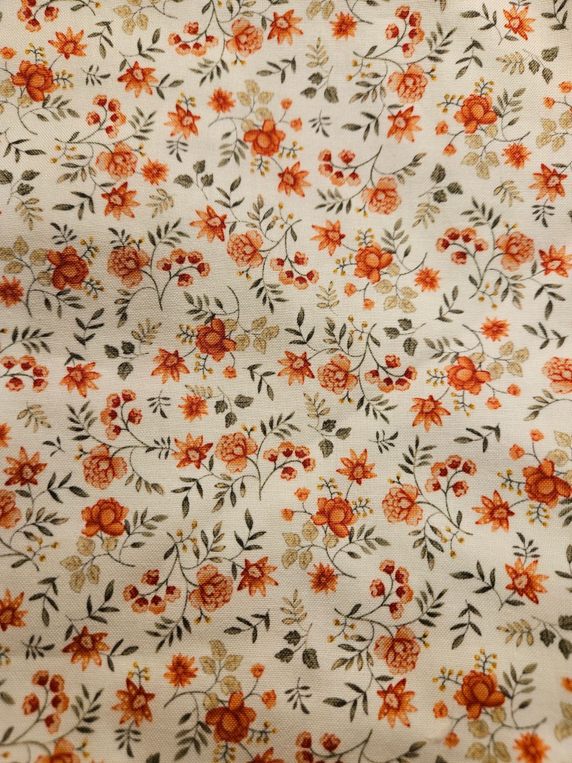 2X-Large - Orange Floral Bath Wrap