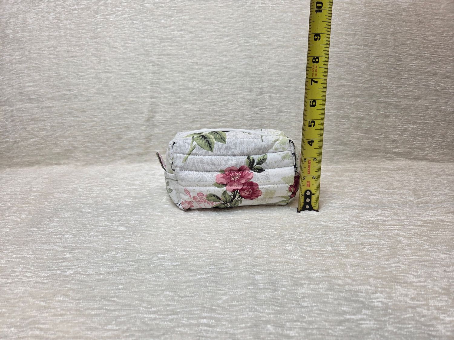 Pink Paisley &amp; Green Small Makeup Bag