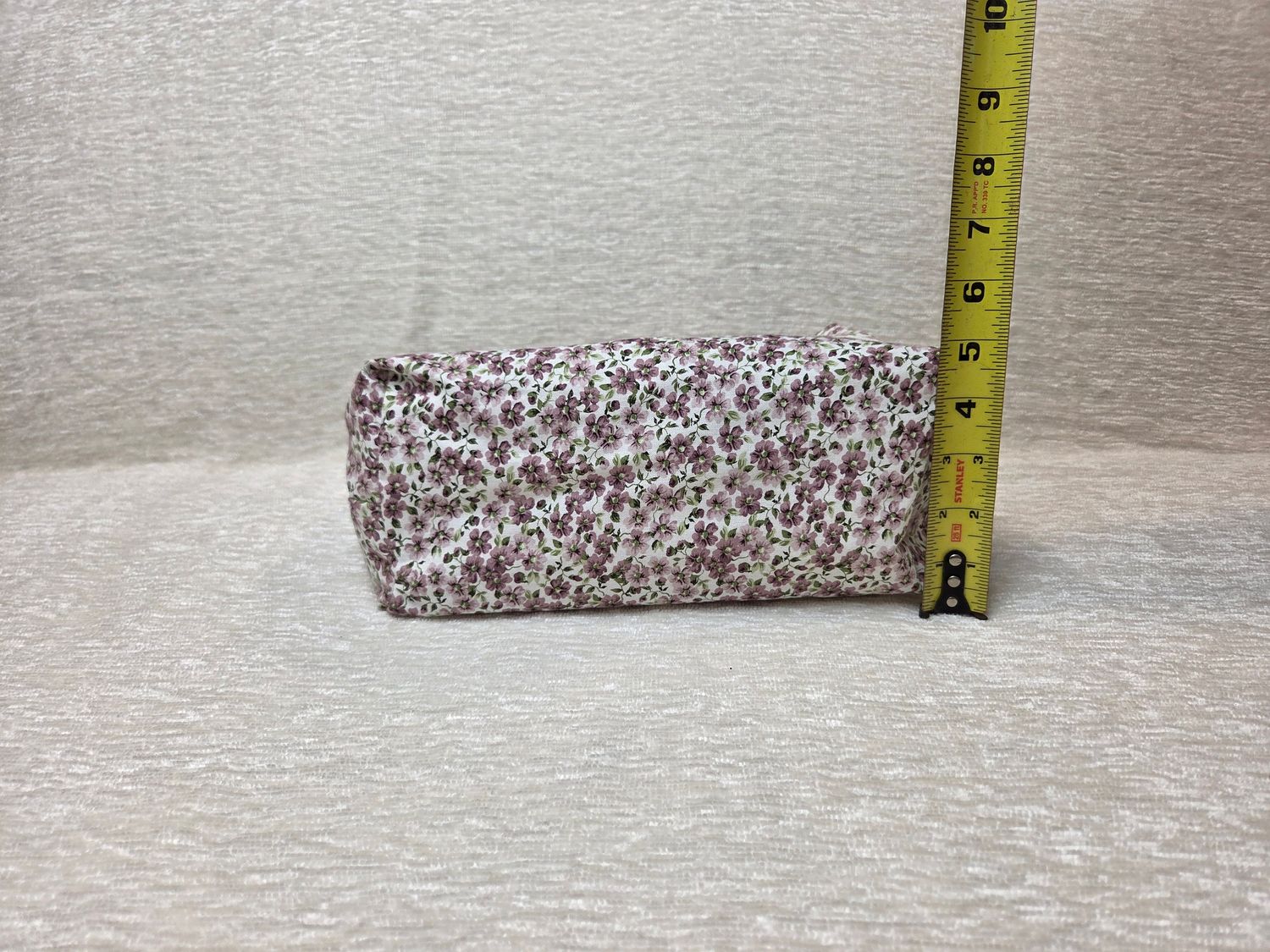 Lilac Floral Makeup Bag