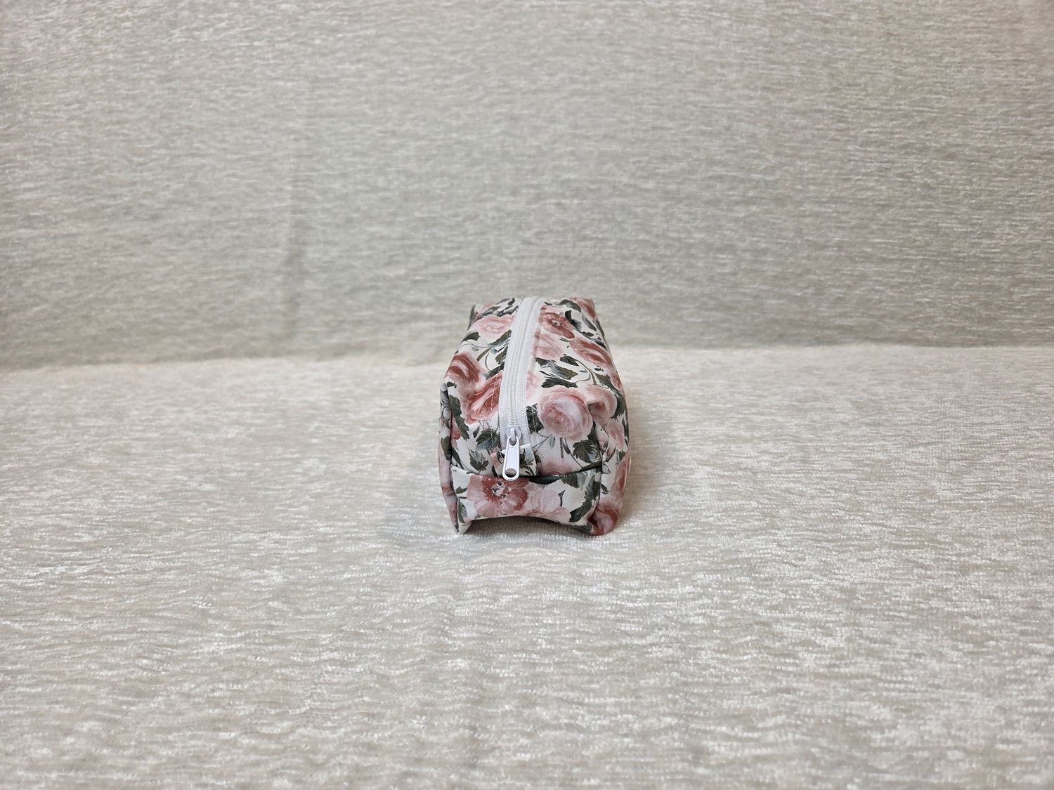 Pink Roses Small Makeup Bag