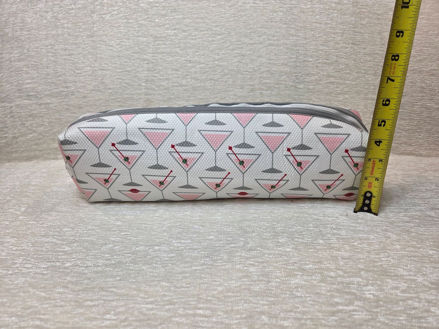 Pink Martini Long Makeup Bag