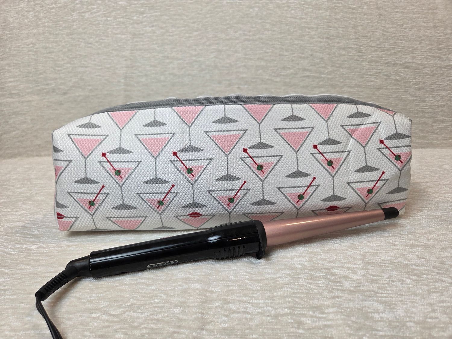 Pink Martini Long Makeup Bag