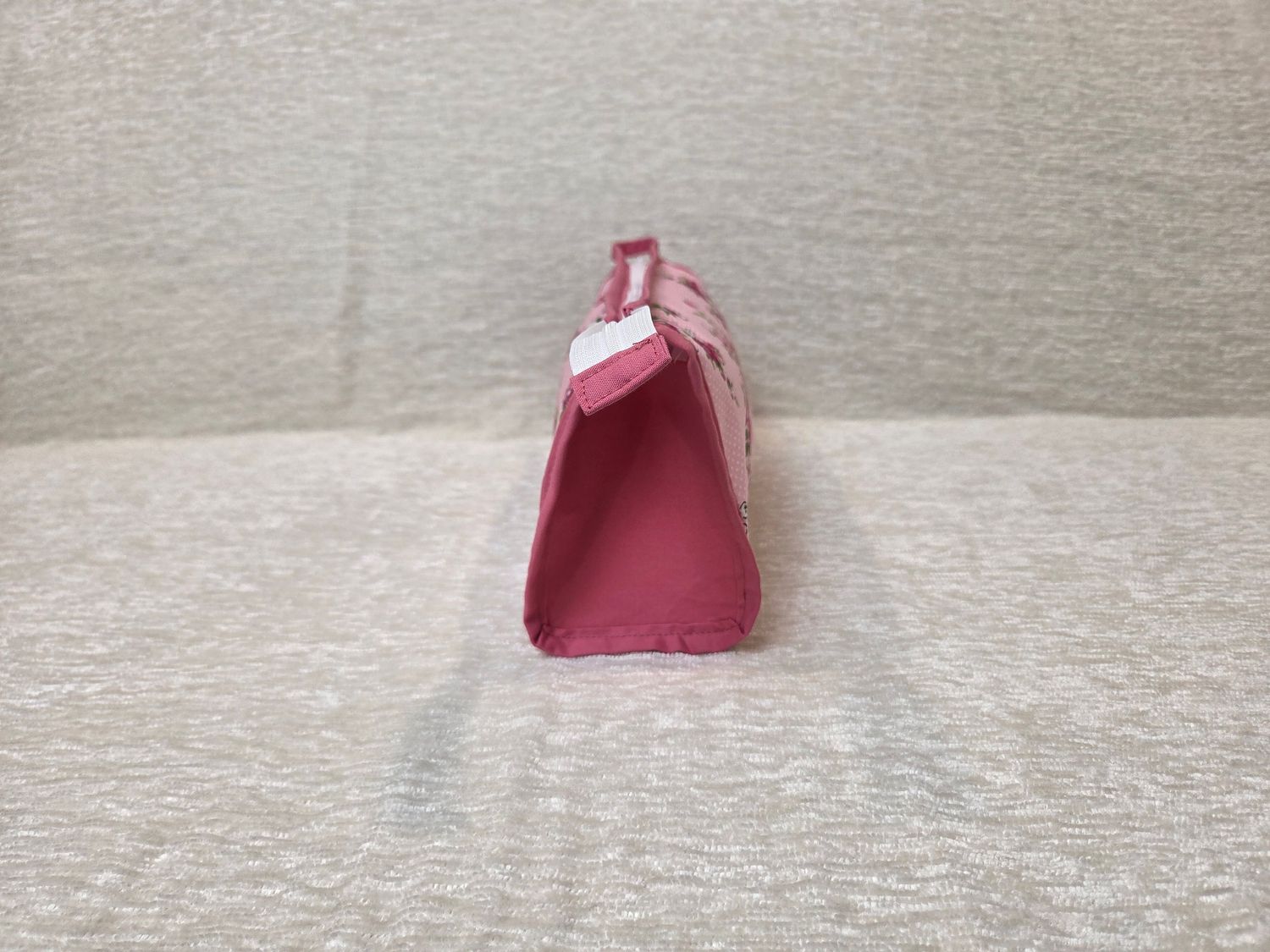 Pink Floral Makeup Bag
