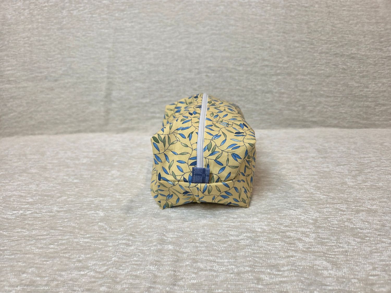 Yellow Leaf Makeup Bag