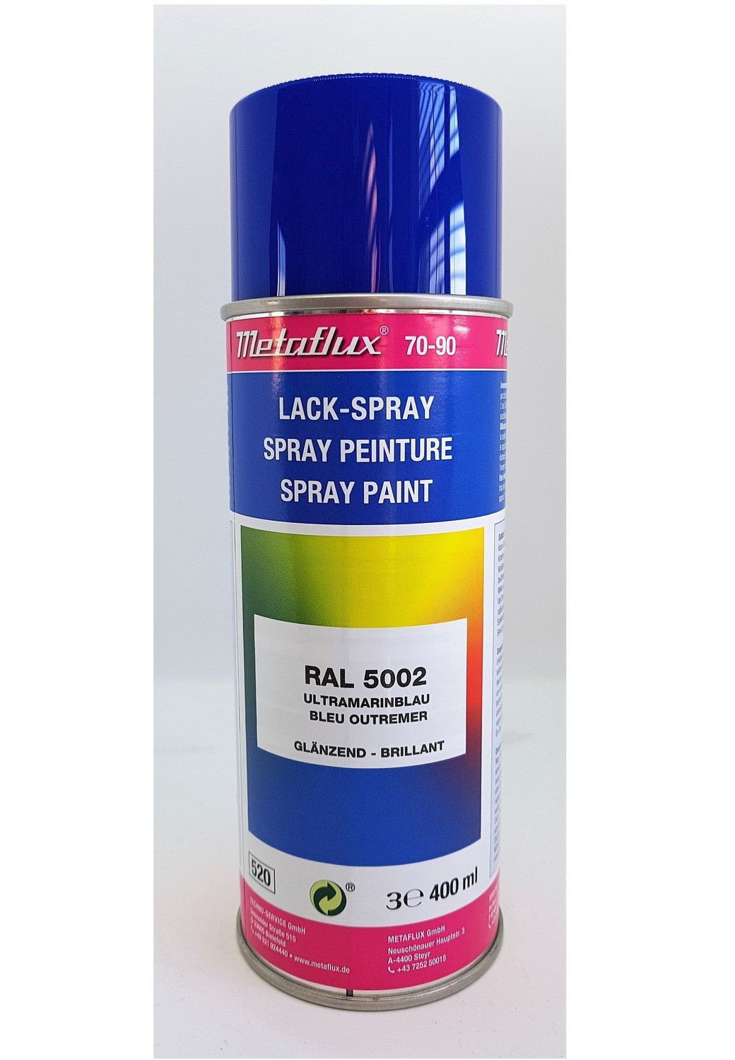Metaflux Lak Spray RAL 5002 Marineblauw 400 ml