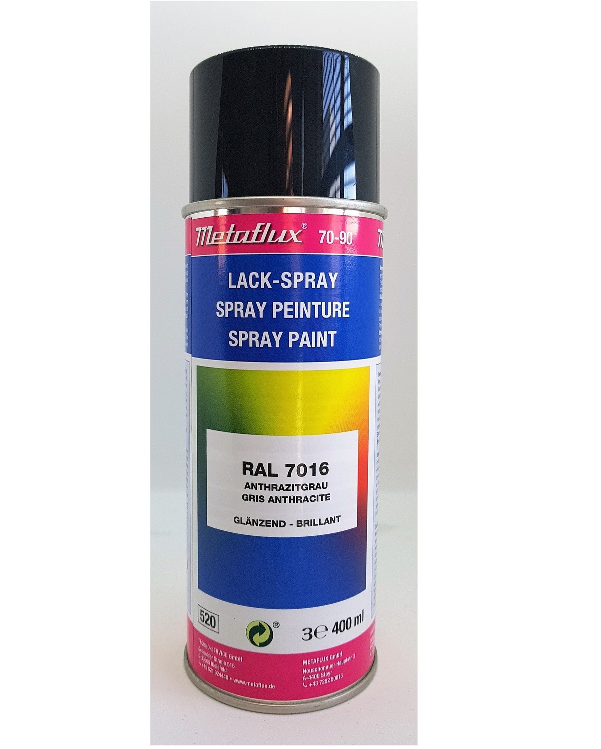 Metaflux Lak Spray RAL 7016 Antracietgrijs 400 ml