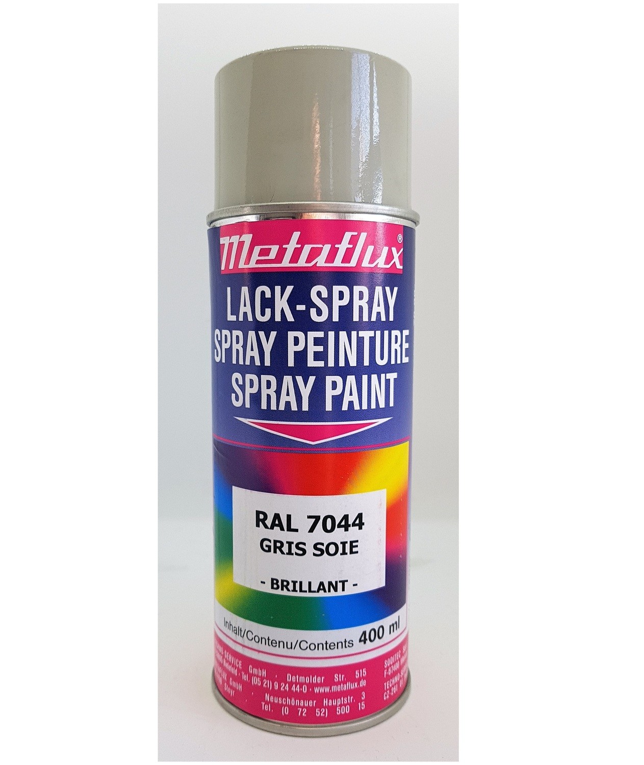 Metaflux Lak Spray RAL 7044 Zijde grijs 400 ml