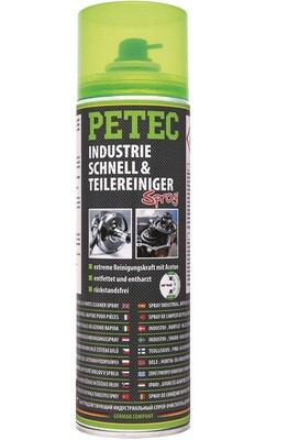 Petec snelle industriele onderdelenreiniger spray met aceton