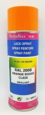 Metaflux Lak Spray RAL 2008 Licht roodoranje 400 ml
