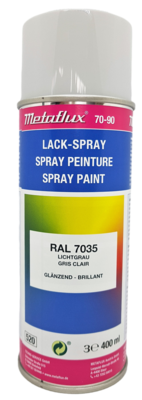 Metaflux Lak Spray RAL 7035 lichtgrijs, inhoud: 400 ml