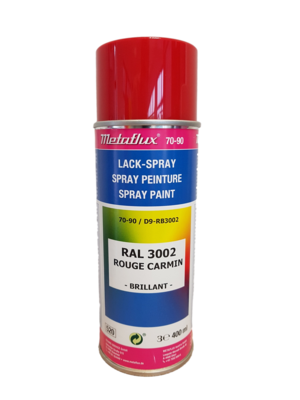 Metaflux Lak Spray RAL 3002 Karmijnrood 400 ml