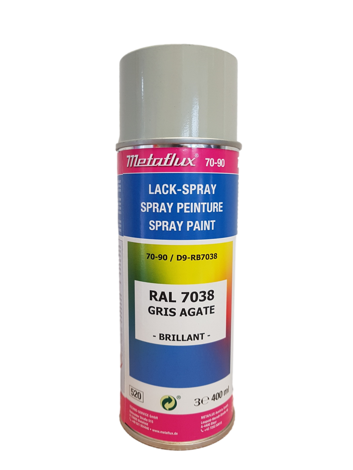 Metaflux Lak Spray RAL 7038 Agaatgrijs 400 ml