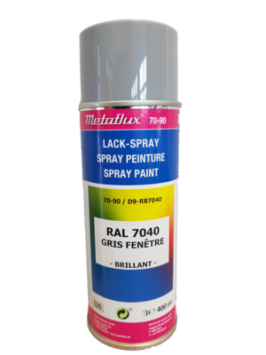 Metaflux Lak Spray RAL 7040 venstergrijs, inhoud: 400 ml