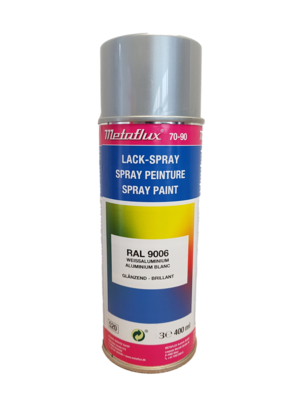Metaflux Lak Spray RAL 9006 Blank Aluminiumkleurig 400 ml