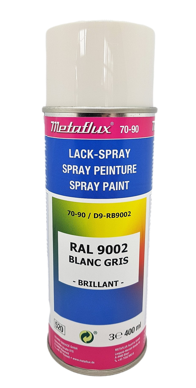 Metaflux Lak Spray RAL 9002 Grijswit 400 ml