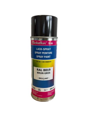 Metaflux Lak Spray RAL 8019 Grijsbruin 400 ml