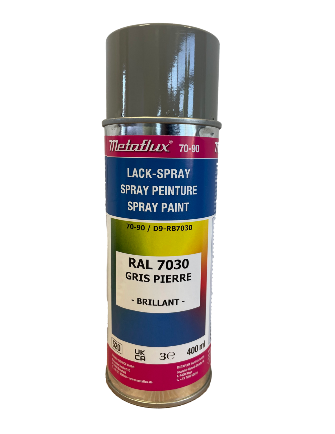 Metaflux Lak Spray RAL 7030 Steengrijs 400 ml