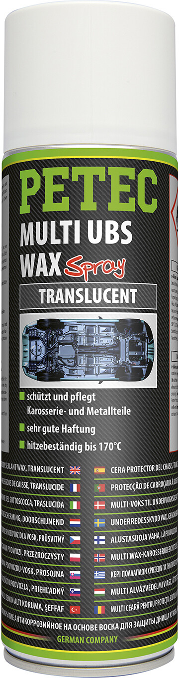 Petec bodemplaatbeschermende wax spray transparant 500 ml