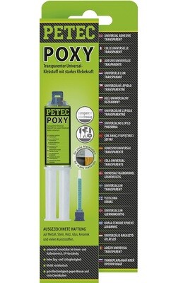 Petec Poxy 2-componenten lijm 24 ml + mengneus