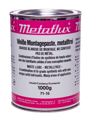 Metaflux wit vet blik 1 kg