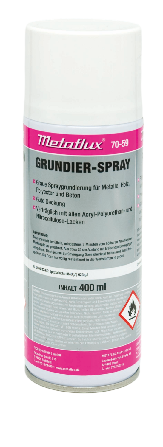 Metaflux primer spray grijs 400 ml