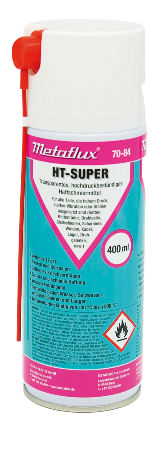 Metaflux HT super sterk hechtend smeermiddel spray 400 ml