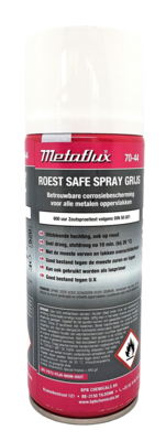 Metaflux roest safe spray grijs 400 ml