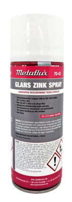 Metaflux glans zink spray 400 ml