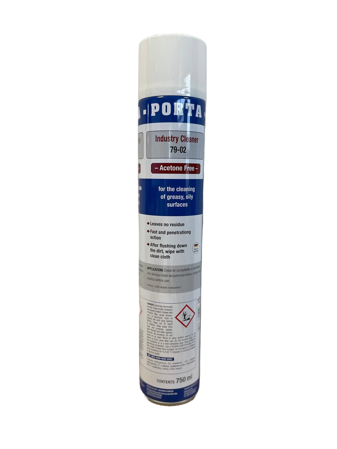 Porta industrie reiniger spray 750 ml