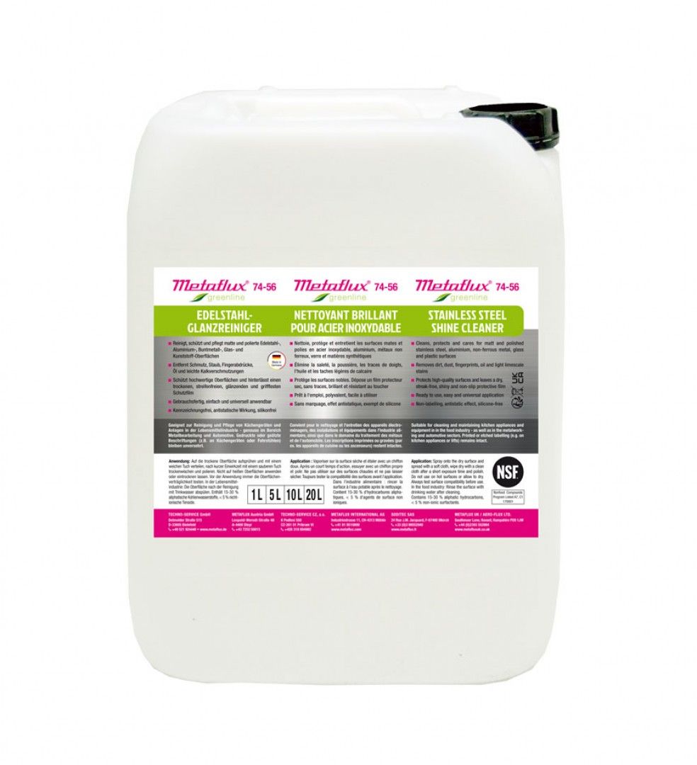 Metaflux inox reiniger greenline NSF 5 L