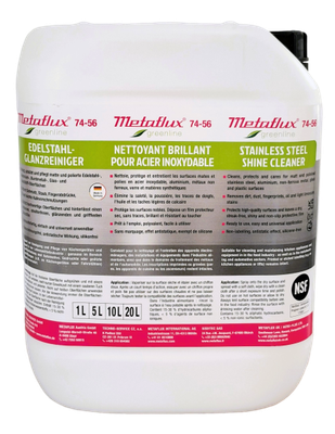 Metaflux inox reiniger greenline NSF 5 L