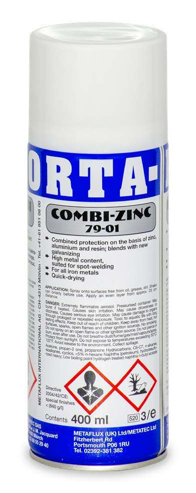 Porta combi zink spray 400 ml
