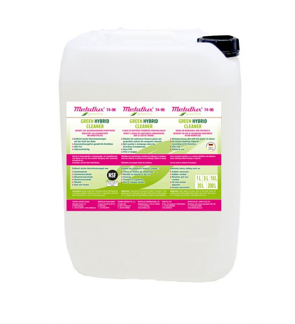 Metaflux greenline green hybrid cleaner NSF 5 L