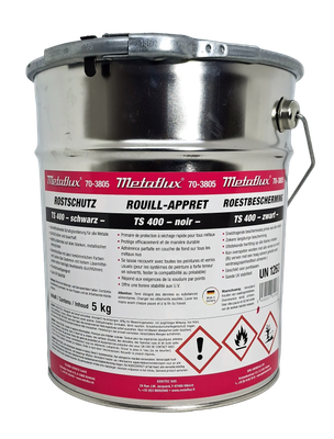 Metaflux TS 400 roestwerende metaalverf zwart 5 kg