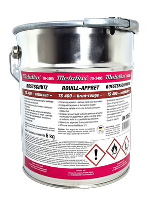 Metaflux TS 400 roestwerende metaalverf rood/bruin 5 kg
