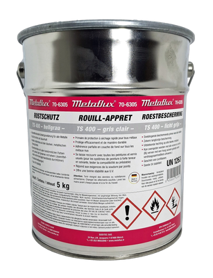 Metaflux TS 400 roestwerende metaalverf licht grijs 5 kg