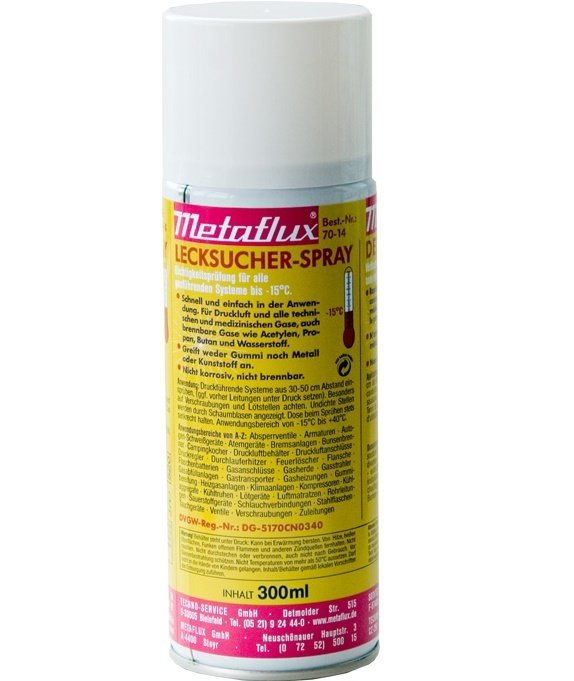 Metaflux lekzoeker spray, inhoud: 300 ml