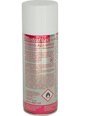 Metaflux vloeibaar aluminium spray, inhoud: 400 ml