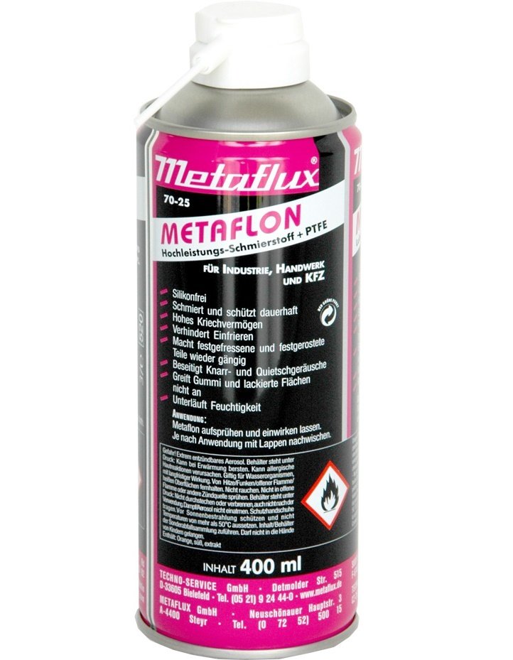 Metaflux metaflon spray, inhoud 400 ml