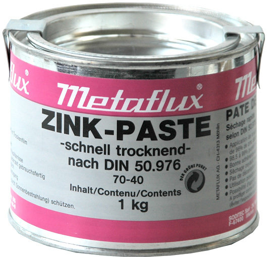 Metaflux zink pasta, inhoud: 1 kg