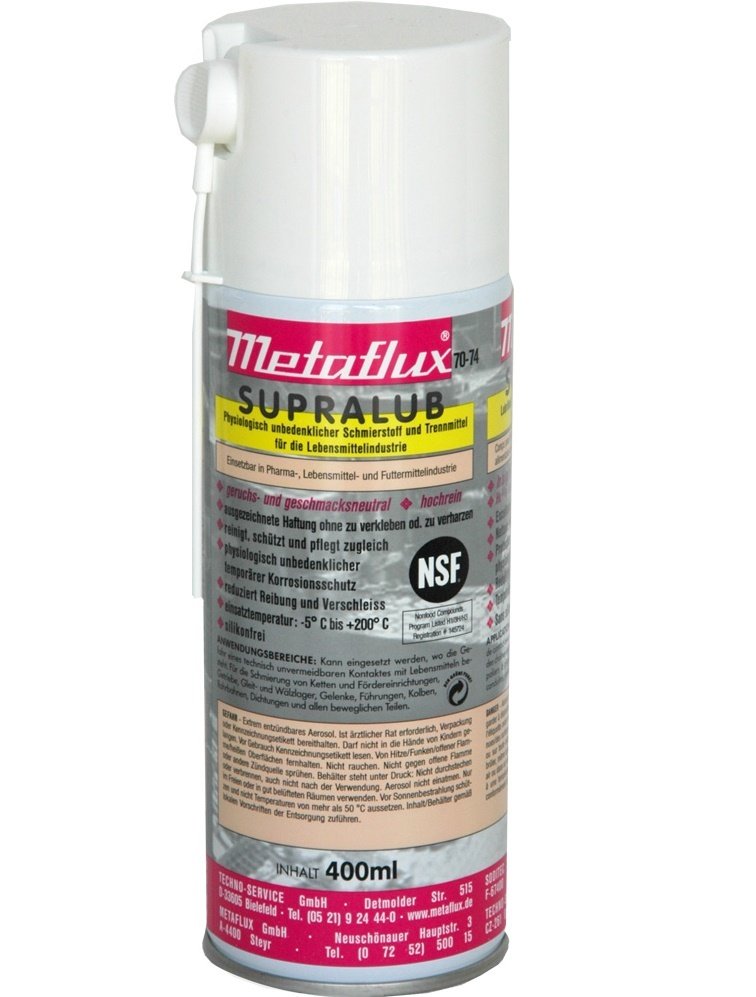 Metaflux supralub spray NSF, inhoud: 400 ml