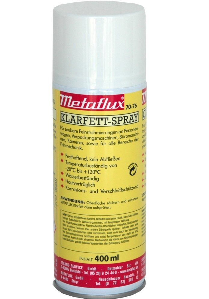 Metaflux helder vet in spray, inhoud: 400 ml