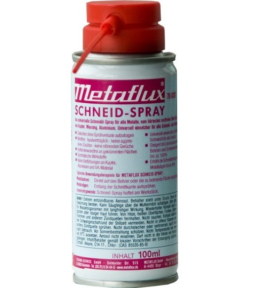 Metaflux snij- en boorolie spray, inhoud: 100 ml