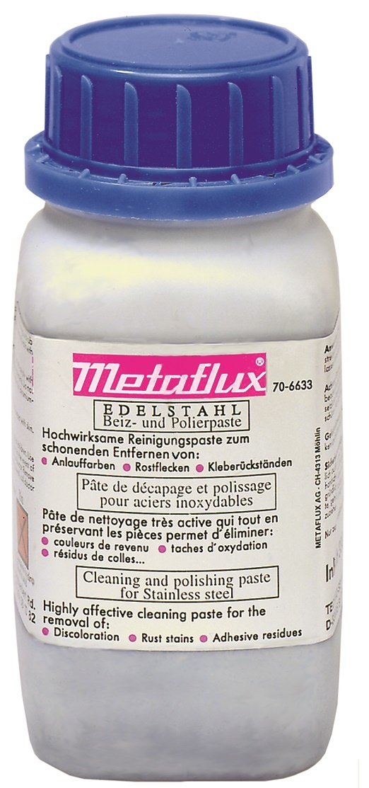 Metaflux beits en polierpasta voor inox, inhoud: 330 gr