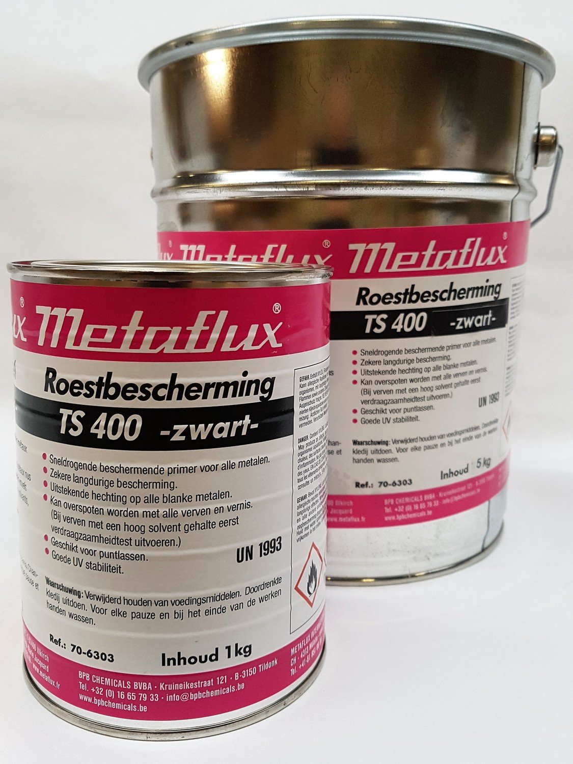 Metaflux TS 400 roestbescherming kleur: zwart 5 kg