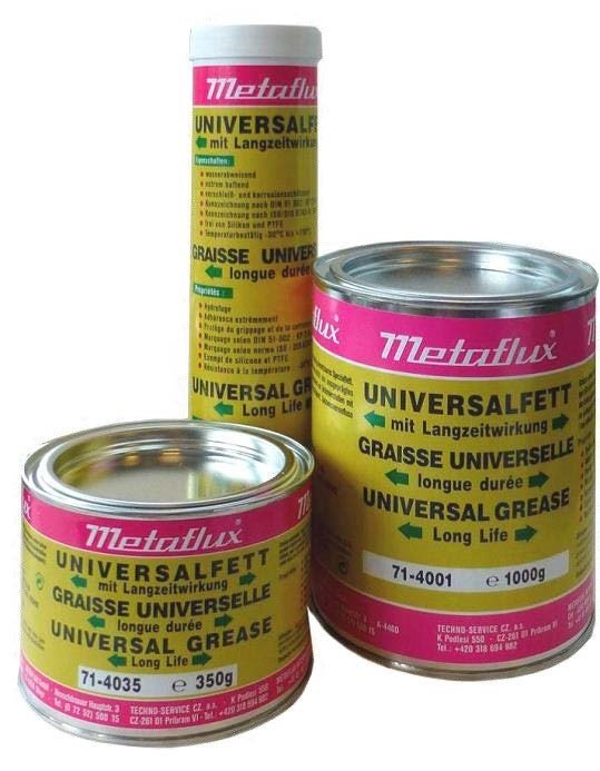 12 x TECPO universeel multifunctioneel vet, 400 g, cartouche smeervet